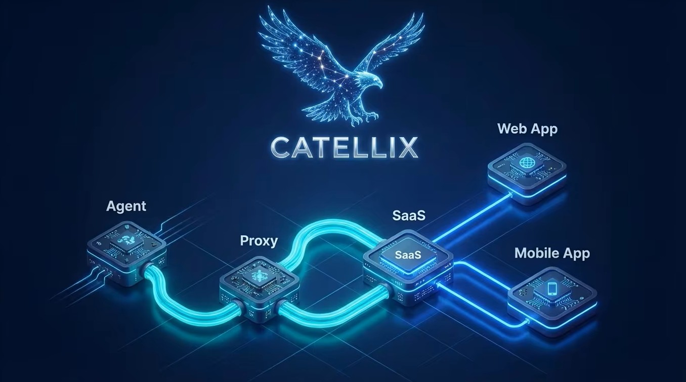 Estrutura Catellix — Agent, Proxy, SaaS, Web App, Mobile App